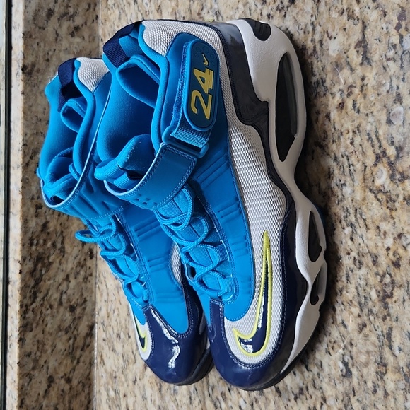 Nike Air Griffey Max 1 Platinum Turquoise Athletic Shoes Men's 12 - Picture 6 of 9